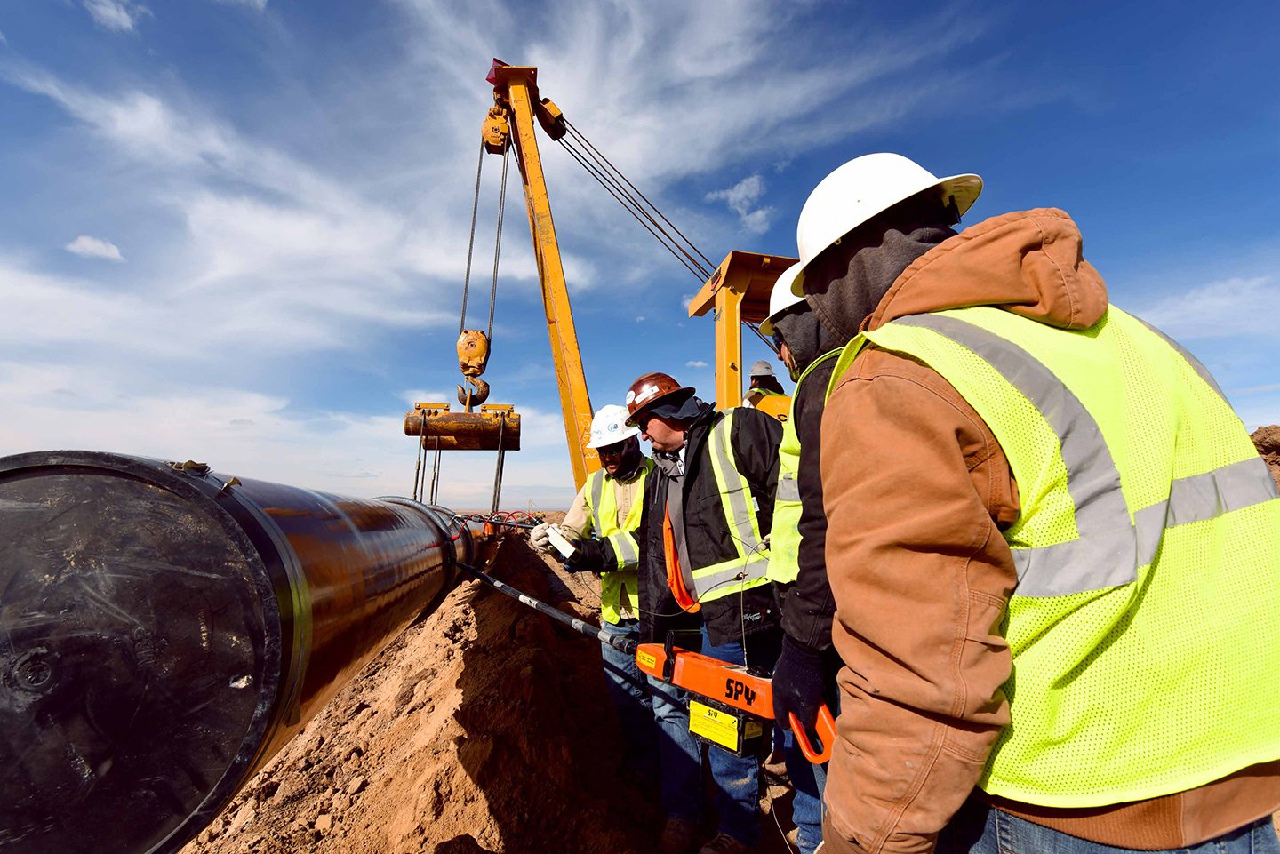 Elk Creek Pipeline construction